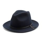 Made in USA. Fitted. For Everyone. Leather Headbands, Sustainable Leather, Wool Fedora, 40s Fashion, Classic Collection, Fedora, Merino Wool, For Everyone, Made In Usa