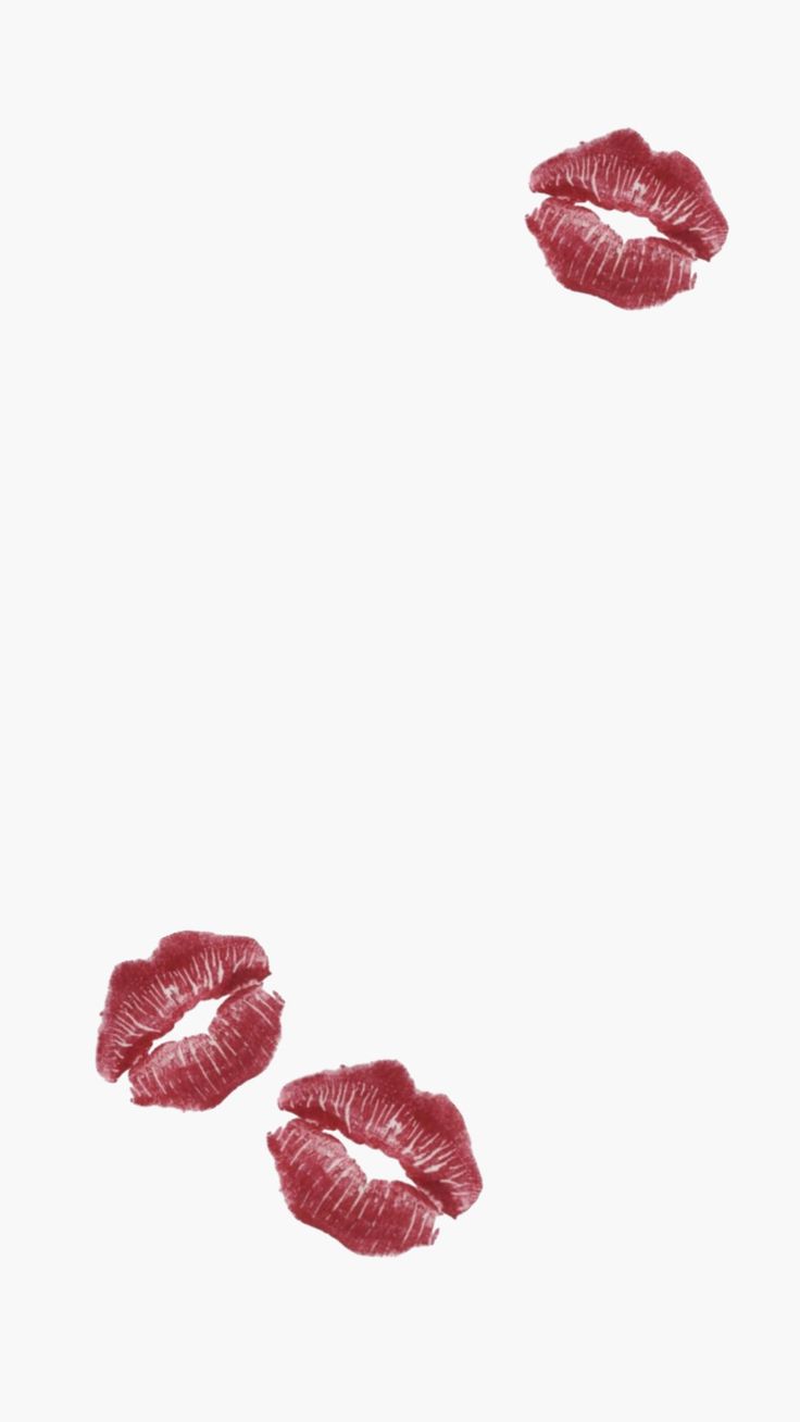 three red lipsticks floating in the air