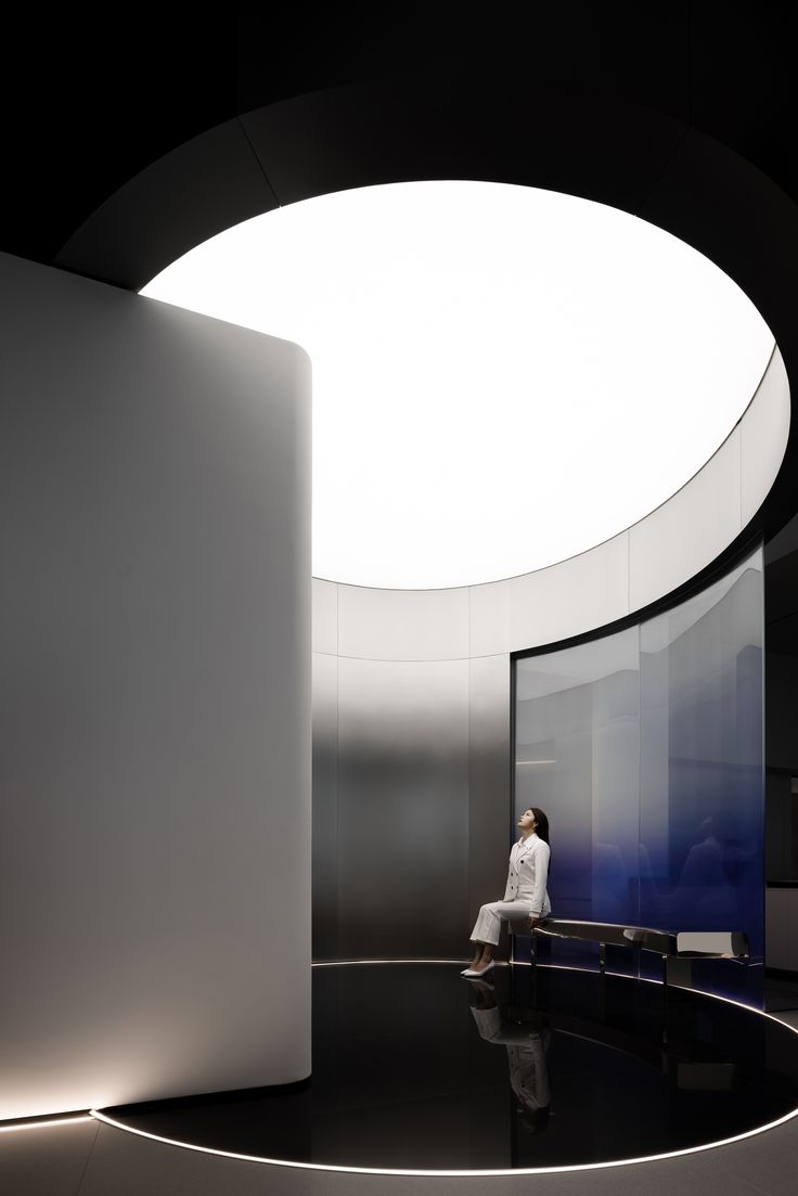 Huawei Whole-house Intelligence Experience Center | Foshan Topway Design Futuristic Office, Retail Store Interior Design, Cafe Concept, Small House Elevation Design, Smart Office, Intelligent Technology, Experience Center, Smart Home Design, Futuristic Interior