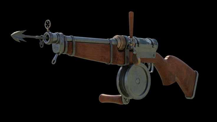 ArtStation - Steampunk Harpoon Gun, Sau Meng Lei Modern Coat Rack, Steampunk Women, Cool Swords, Retro Futurism, Armored Vehicles, Dieselpunk, Special Thanks, A Student, Short Film