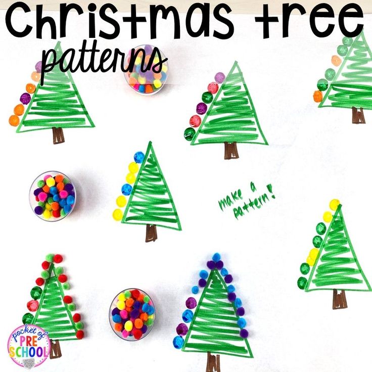 paper plate christmas trees with candy in them on a sheet of white paper, surrounded by gummy balls