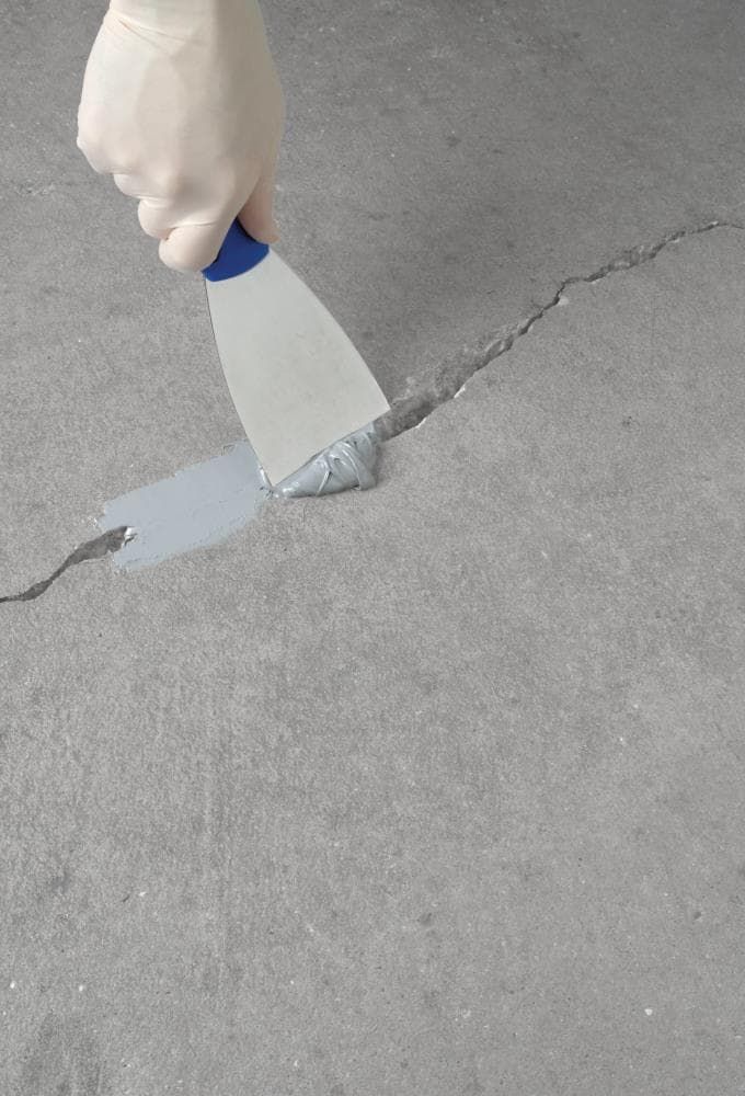 Malaysia Building, Fix Cracked Concrete, Repair Concrete Driveway, Concrete Filler, Repair Cracked Concrete, Concrete Repair Products, Cracked Concrete, Driveway Repair, Concrete Patio Makeover