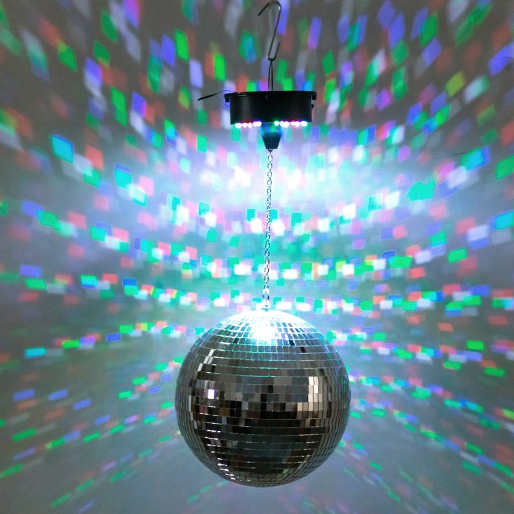 18 LED Light Rotating Heavy Duty Motor For Hanging Mirror Disco Ball, 5 RPM Battery Operated Motor Disco Ball Decorations, Mirror Disco Ball, Life Casting, Disco Ball Light, Led Colors, Battery Operated Led Lights, Mirror Ball, Disco Balls, House Decorating