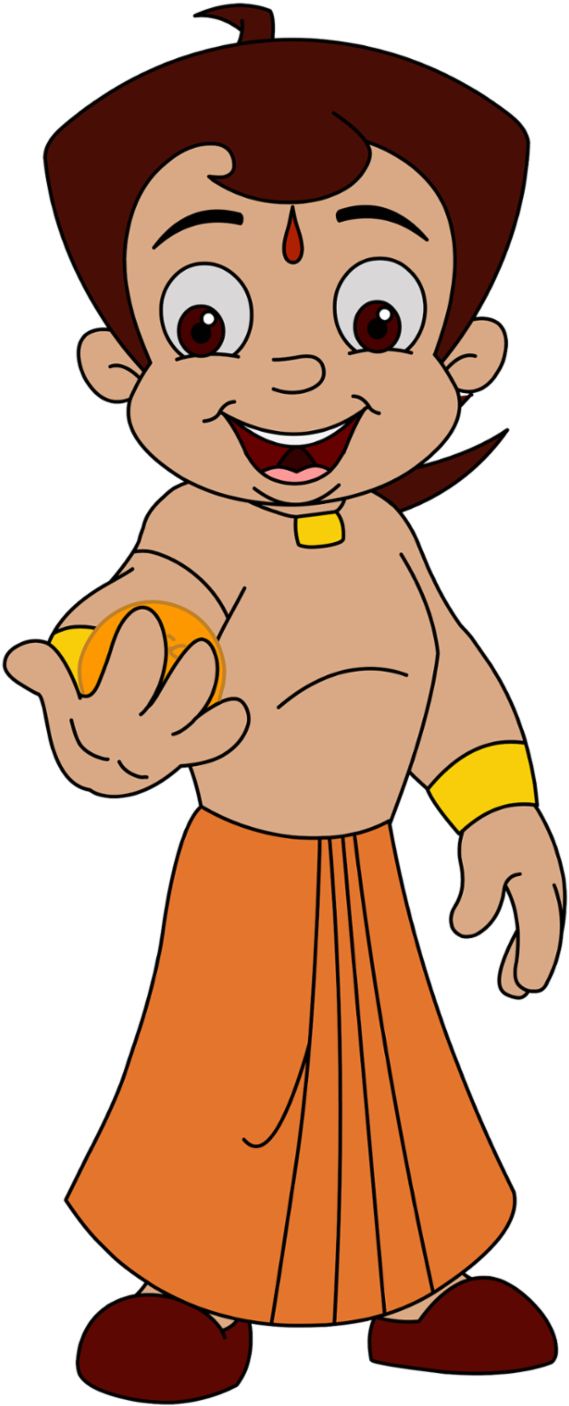 an image of a cartoon character holding something in one hand and smiling at the camera