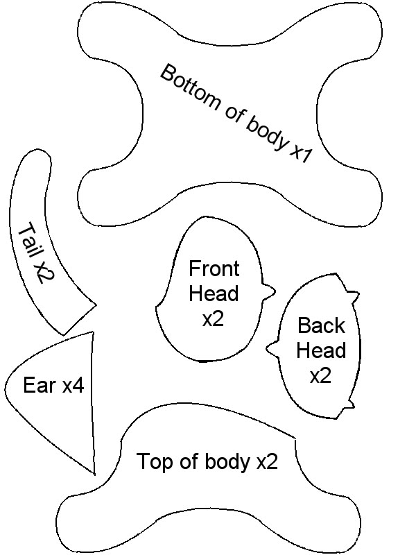 an image of sewing patterns for baby's head