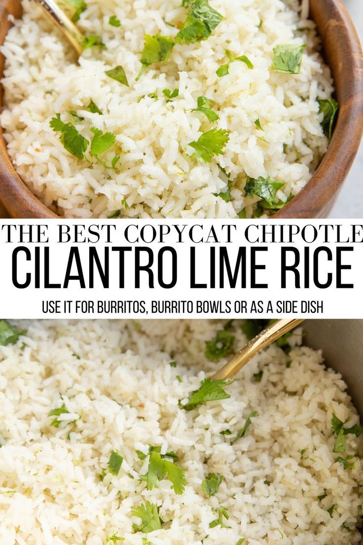 the best copycatch chipotle cilantro lime rice uses it for burrito bowls as a side dish