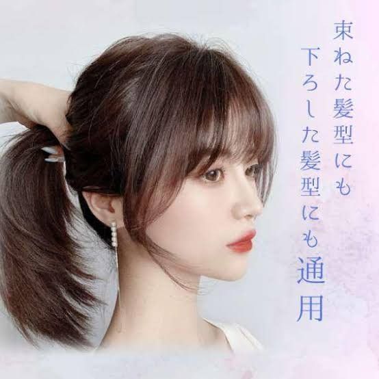 Airy Bangs Korean Round Face, French Bangs Side Part, Blended Bangs Into Hair, Anime Curtain Bangs, Korean Full Bangs, Asian Bangs Round Face, Korean Air Bangs, Sleek Short Hair, Hair Bang