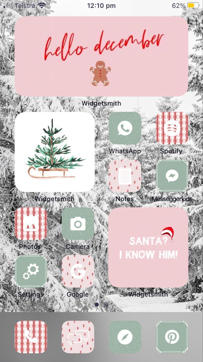 #christmas #ios14 #homescreen #aesthetic #aestheticwallpaperiphone #iphone Christmas Wallpaper Iphone Widgets, Christmas Aesthetic Iphone Home Screen, Christmas Iphone Widget Ideas, Christmas Phone Widget Ideas, Cute Christmas Home Screen Ideas, Christmas Ios 16 Ideas, Widgetsmith Ideas Christmas, Christmas Widgets Aesthetic Iphone, Christmas Phone Screen Ideas