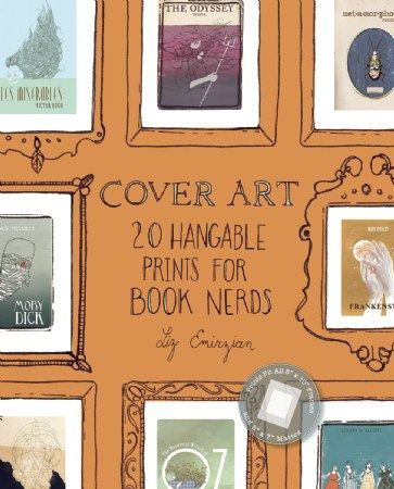 the cover art for 20 hangable prints for book nerds