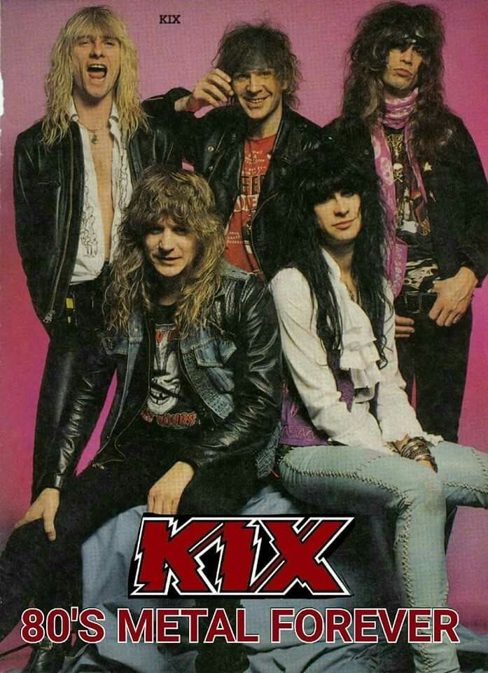 an ad for kiss's metal forever featuring the band members from left to right