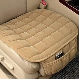 the inside of a car seat with an air mattress on it's back end