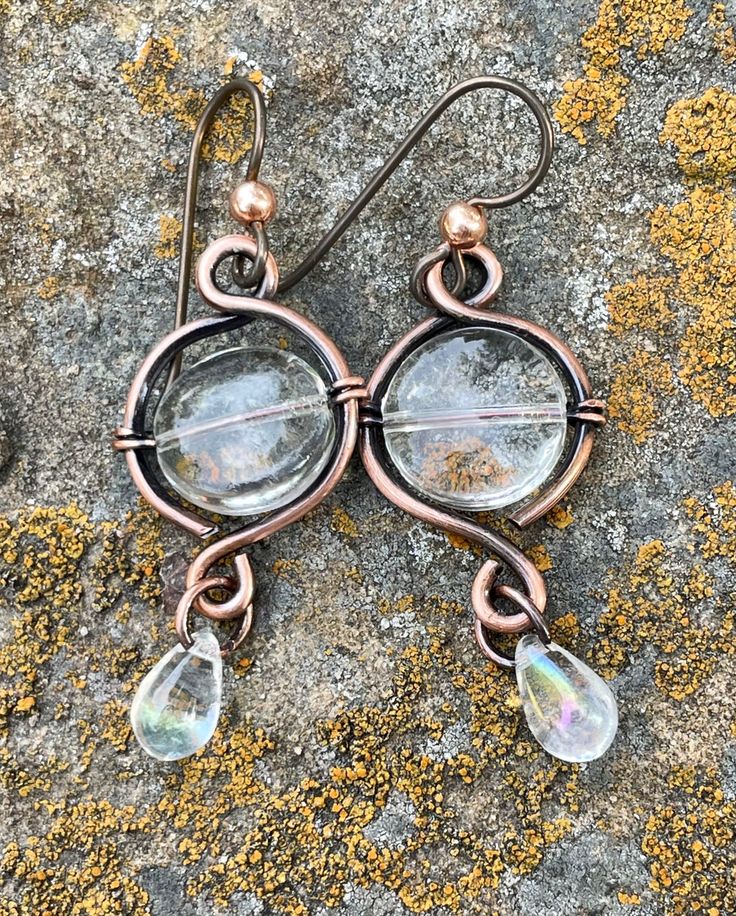 Cheap Wire Wrapped Teardrop Earrings, Hammered Wire Jewelry Folksy, Copper Wire Jewelry Jewelry Making Tools, Copper Beads Jewelry, Wire Earrings Handmade Artful Home, Cheap Wire Wrapped Teardrop Earrings For Gift, Cheap Wire Wrapped Metal Jewelry, Epoxy And Wire Jewelry, Homemade Jewelry With Wire