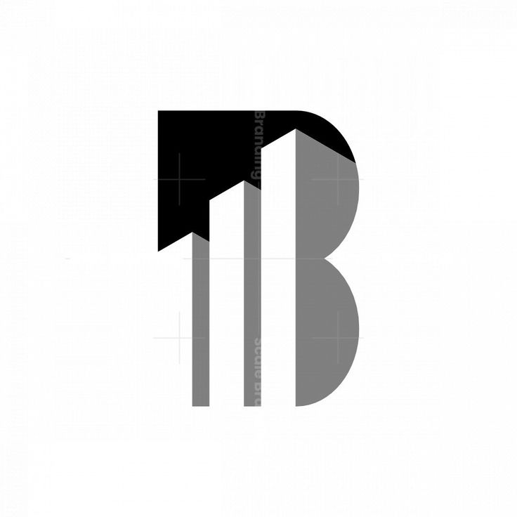 the letter b is made up of black and white letters, which appear to be overlapping