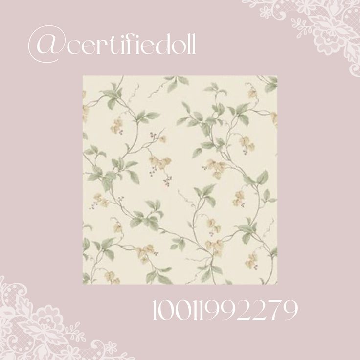 a wallpaper with flowers and vines on it, in pastel pinks and creams