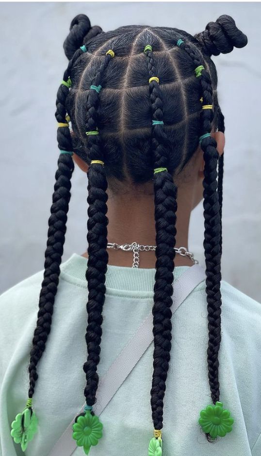 Kindergarten Hairstyles Black, Edge Protecting Styles, Twists On Blown Out Hair Natural, Black Kid Hairstyles Braids, Short Hair Braids Black Women, Cute Natural Hairstyles For Black Kids, 3rd Grade Hairstyles, Cute Hairstyles For Black Girls Kids, Quick Easy Hairstyles For Kids Black