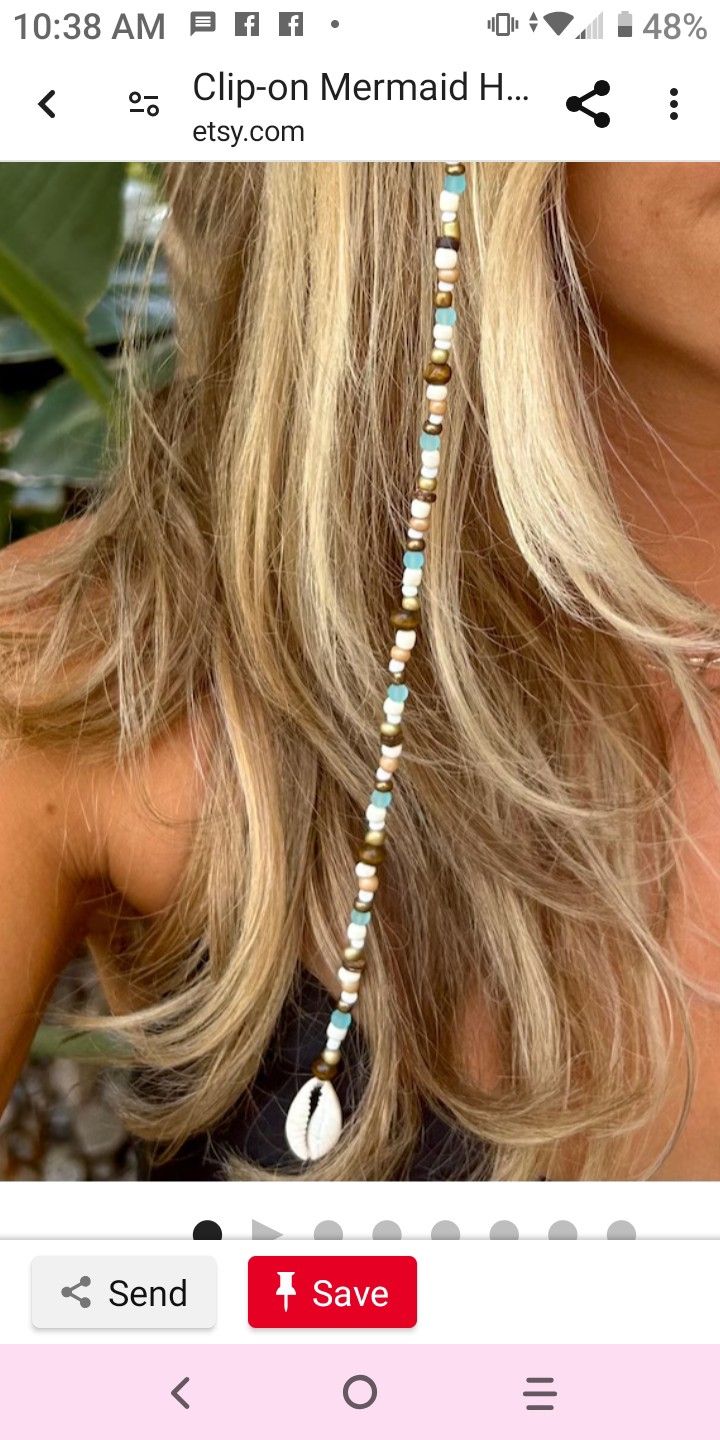 Thread Hair Wraps, Mermaid Hair Extensions, Button Piercing, Beachy Jewelry, Beaded Hair, Boho Hair, Belly Button Piercing, Hair Wraps, Hair Braids