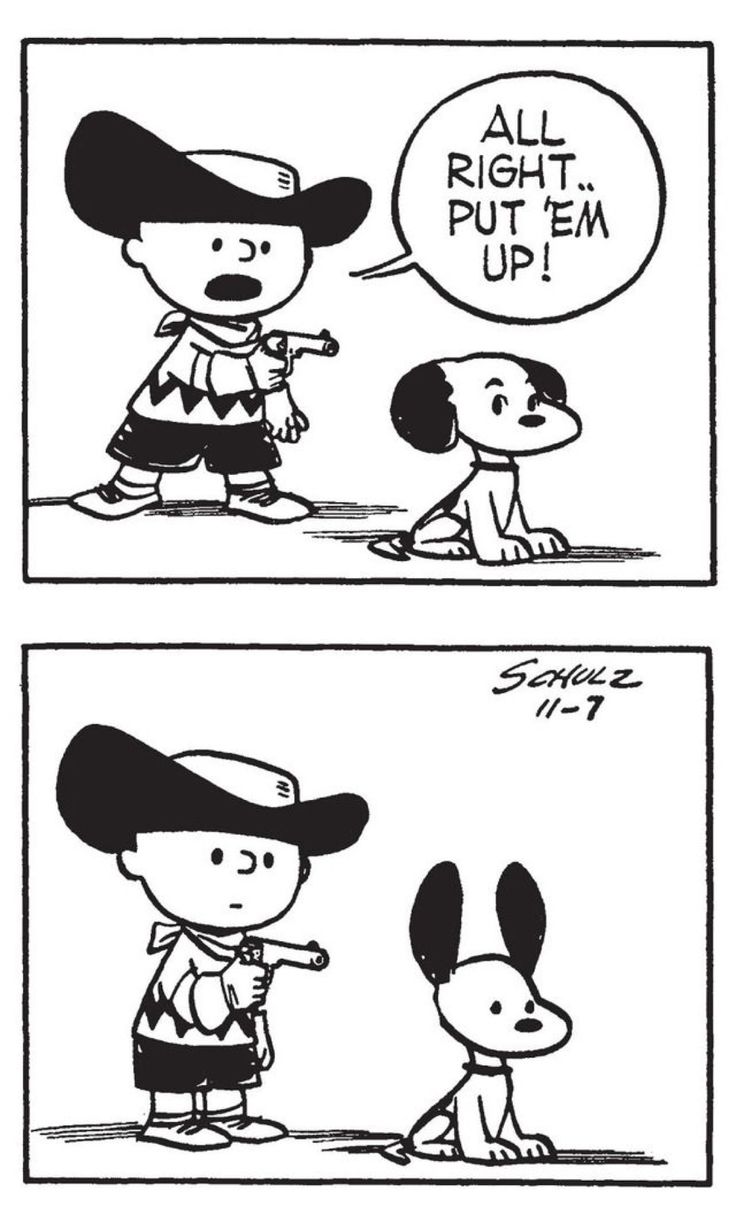 a comic strip with an image of a boy in a cowboy hat talking to another person