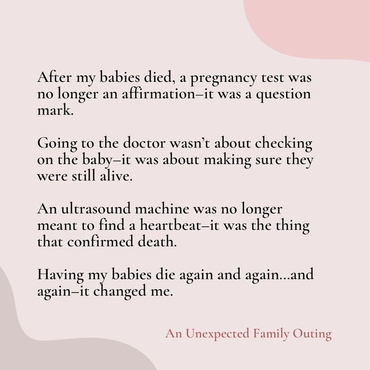 an unrecognized family quote with the text after my babies died, a pregnant test was no longer an affirm