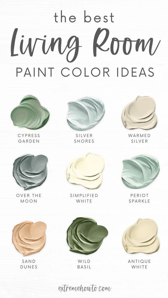 the best living room paint color ideas for every room in your home, including neutrals and