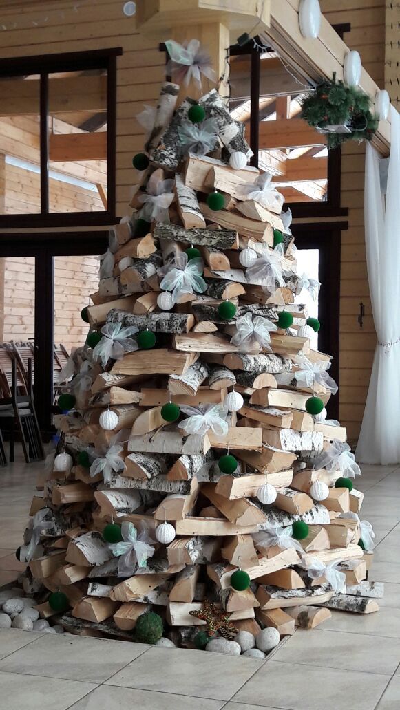 a christmas tree made out of wine corks