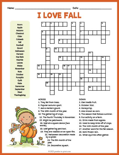 Free Printable Fall Crossword Word Search Autumn Worksheets Free Printable, Harvest Word Search, November Crossword Puzzle, Free Printable Halloween Crossword Puzzles, Autumn Word Search Free Printable, November Free Printables, Thanksgiving Crossword Free Printable, October Word Search, Halloween Crossword Free Printable