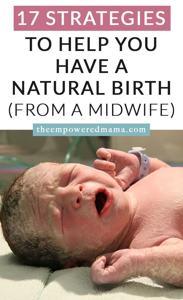 a baby laying on top of a blanket with the words 17 stages to help you have a natural birth from a midwife