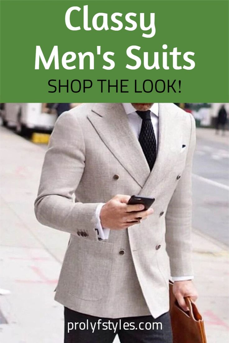 Look classy and trendy as you step out in this trendy double breasted suit for dapper gentleman style. This classy style men's suit is perfect for a formal business outfit for men, wedding guest outfit for men. Choose this fashionable men's suit for your next cocktail outfit for a formal dinner date outfit for men. Spring Formal Fitted Three-piece Suit, Semi-formal Tuxedo Suit For Spring, Spring Tuxedo Suit For Semi-formal Occasions, Semi-formal Spring Tuxedo Suit, Fitted Business Suits For Summer, Fitted Double Breasted Suit With Suit Collar For Spring, Fitted Three-piece Suit For Summer Formal Events, Fitted Three-piece Suit For Summer Formal, Tailored Spring Semi-formal Tuxedo