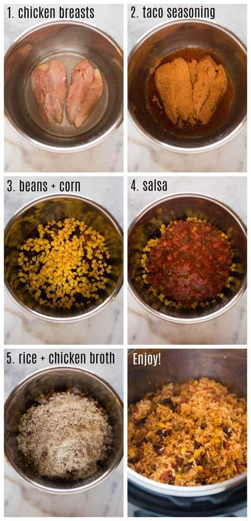 the steps to make chicken and rice casserole