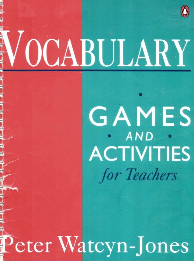 a book cover with the words,'vocabulary games and activities for teachers