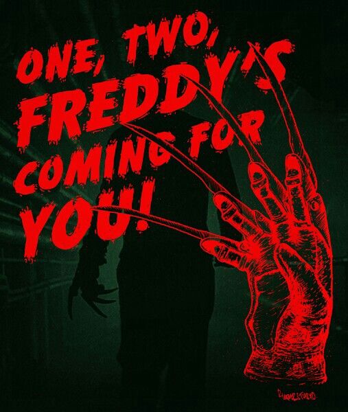 one, two, and five's fridays coming for you poster with zombie hand