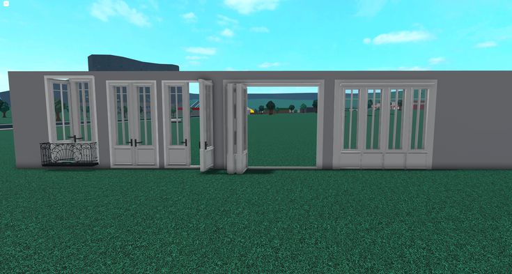 Boo Burg Exterior, Doors Bloxburg, Bloxburg Custom Window Ideas, Door Bloxburg, Bloxburg Custom Door Ideas, Curtains Decals Bloxburg, Custom Bloxburg Windows, Custom Bloxburg Door, Custom Door Bloxburg