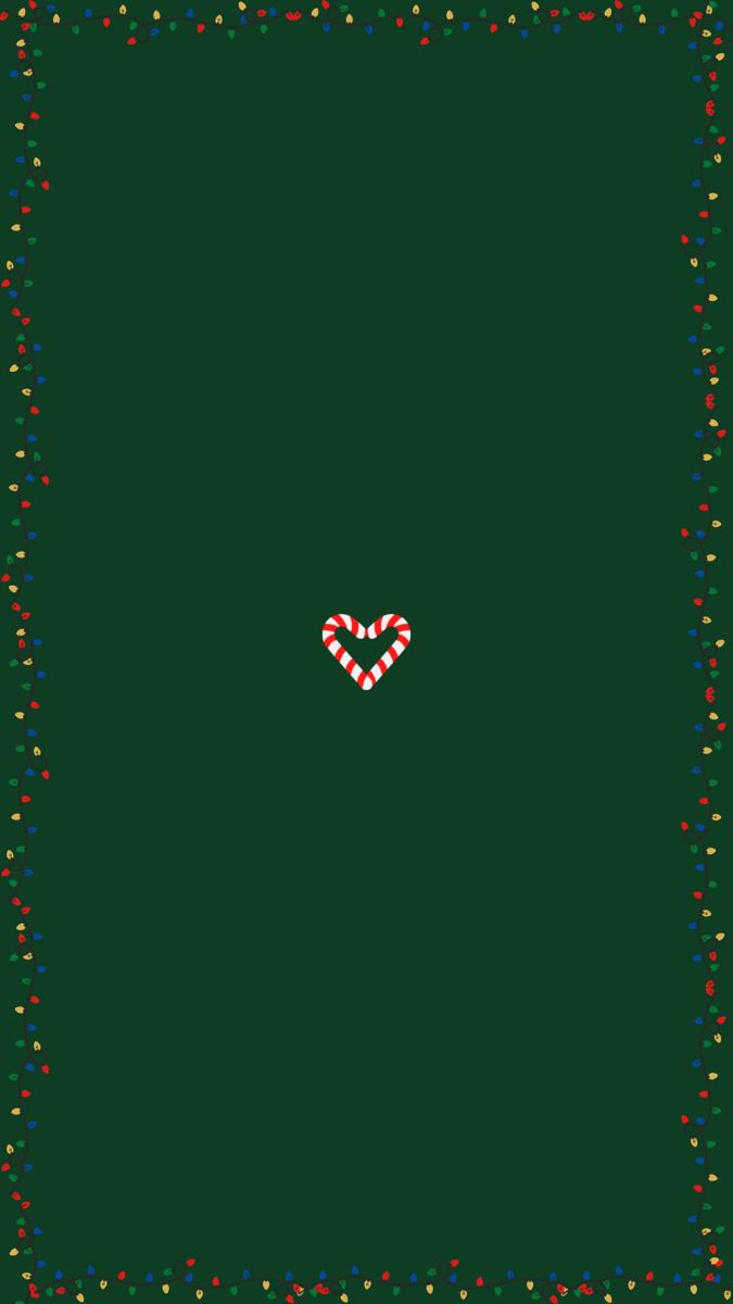 a green square with red and white hearts on it, surrounded by confetti