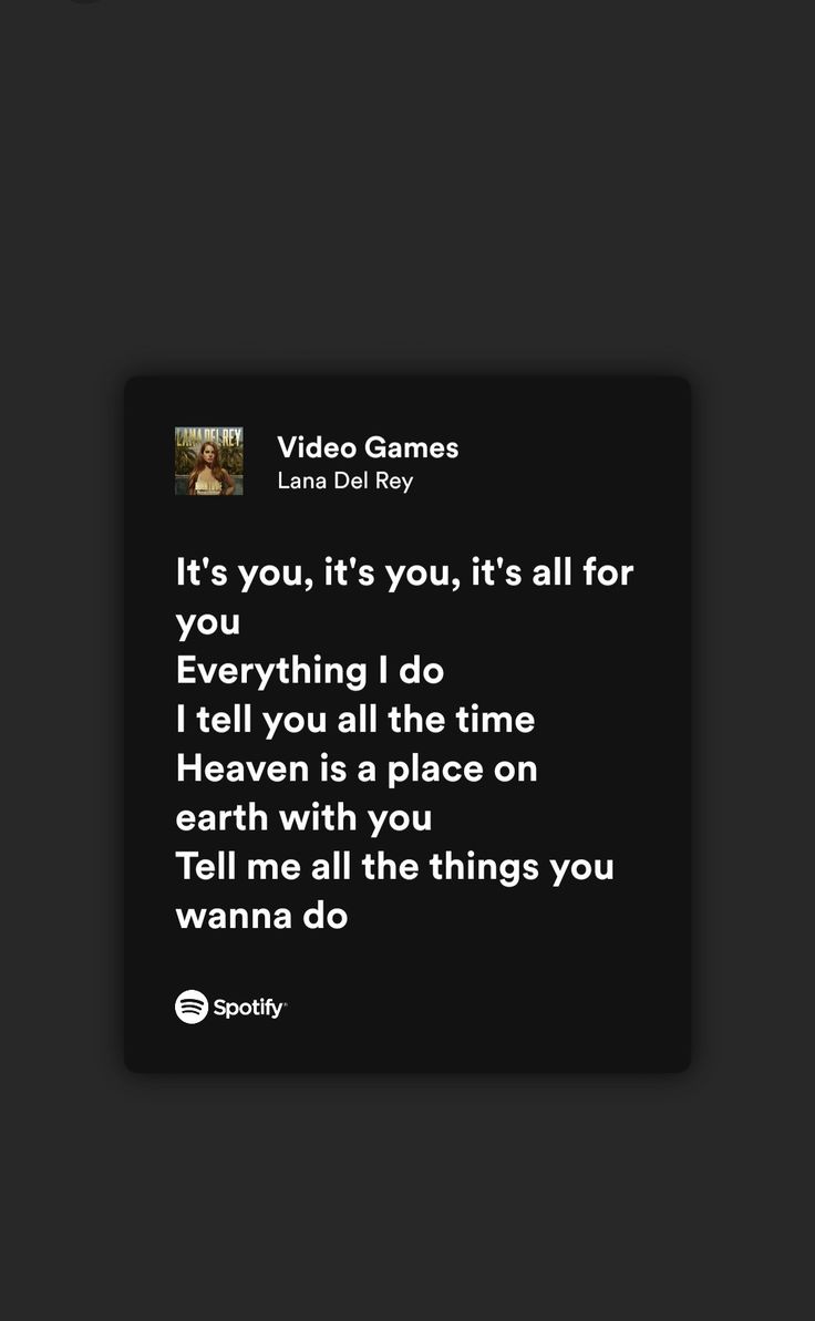 the text on the screen reads, it's you, it's all for you