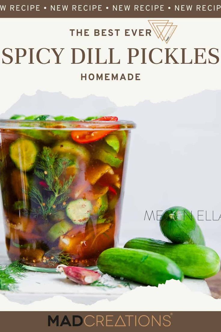 the best ever spicy dill pickles homemade recipe by mad creations for mac magazine