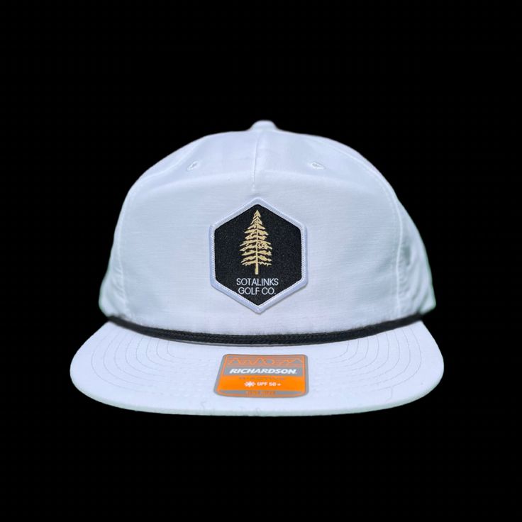 I don't know about you, but I'm always stuck in the pines. Punch it back to the fairway with this clean, classic look. Richardson Rope Hat with woven label. 85% Cotton, 15% Nylon Adjustable Snapback OSFM White Baseball Cap For Hiking, White Outdoor Hat With Logo Patch, White Hat With Logo Patch For Outdoor, White Snapback Hat For Camping, Casual Snapback Hat With Flat Bill For Golf, Casual Flat Bill Snapback Hat For Golf, White Snapback Baseball Cap, Casual White Hat For Camping, The Pines