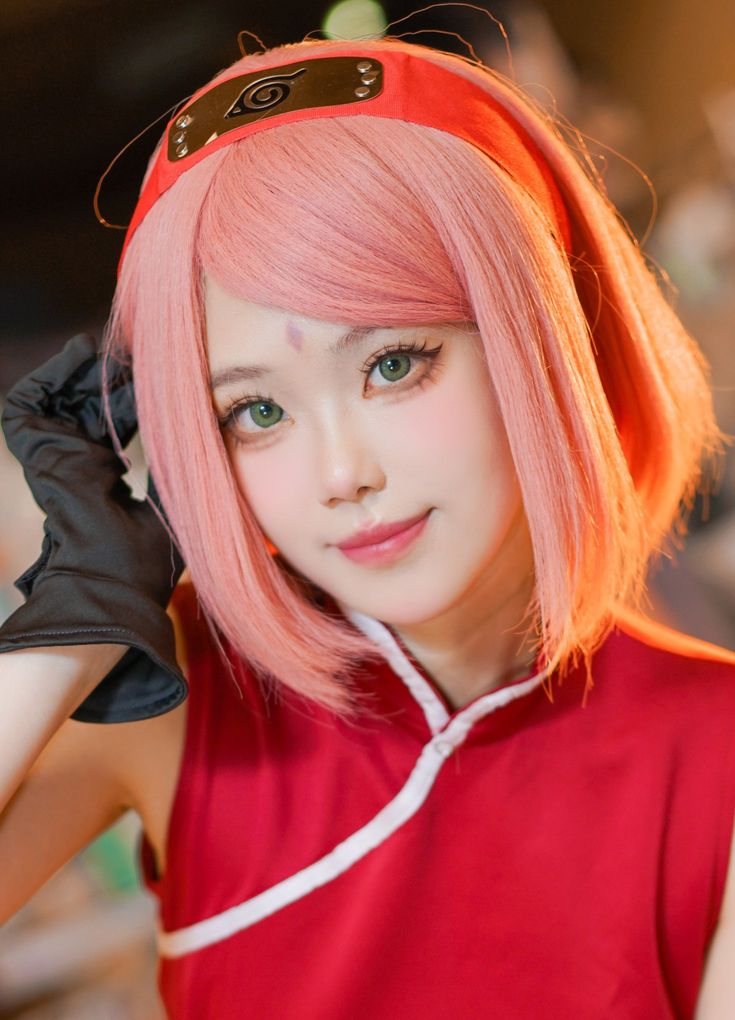 Sakura Nanamine Cosplay, Sakura Makeup, Cosplayer Girl, Sakura Haruno Cosplay, Sakura Cosplay, Rwby Fanart, Naruto Gaara, Naruto Cosplay, Sakura Uchiha