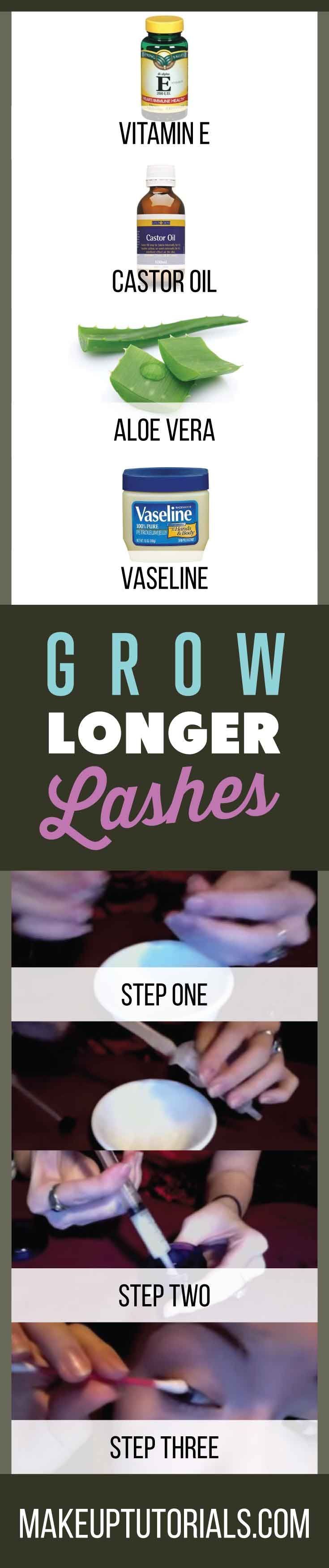 How To Grow Longer Lashes | Easy Step By Step Instructions For Making Your Eyelashes Longer By Makeup Tutorials. http://makeuptutorials.com/makeup-tutorials-how-to-grow-longer-lashes/ Grow Long Lashes, Long Lashes Makeup, Eyelashes Longer, Real Makeup, Longer Lashes, Make Up Tutorials, Tighten Skin, Lash Growth, Makeup Tricks