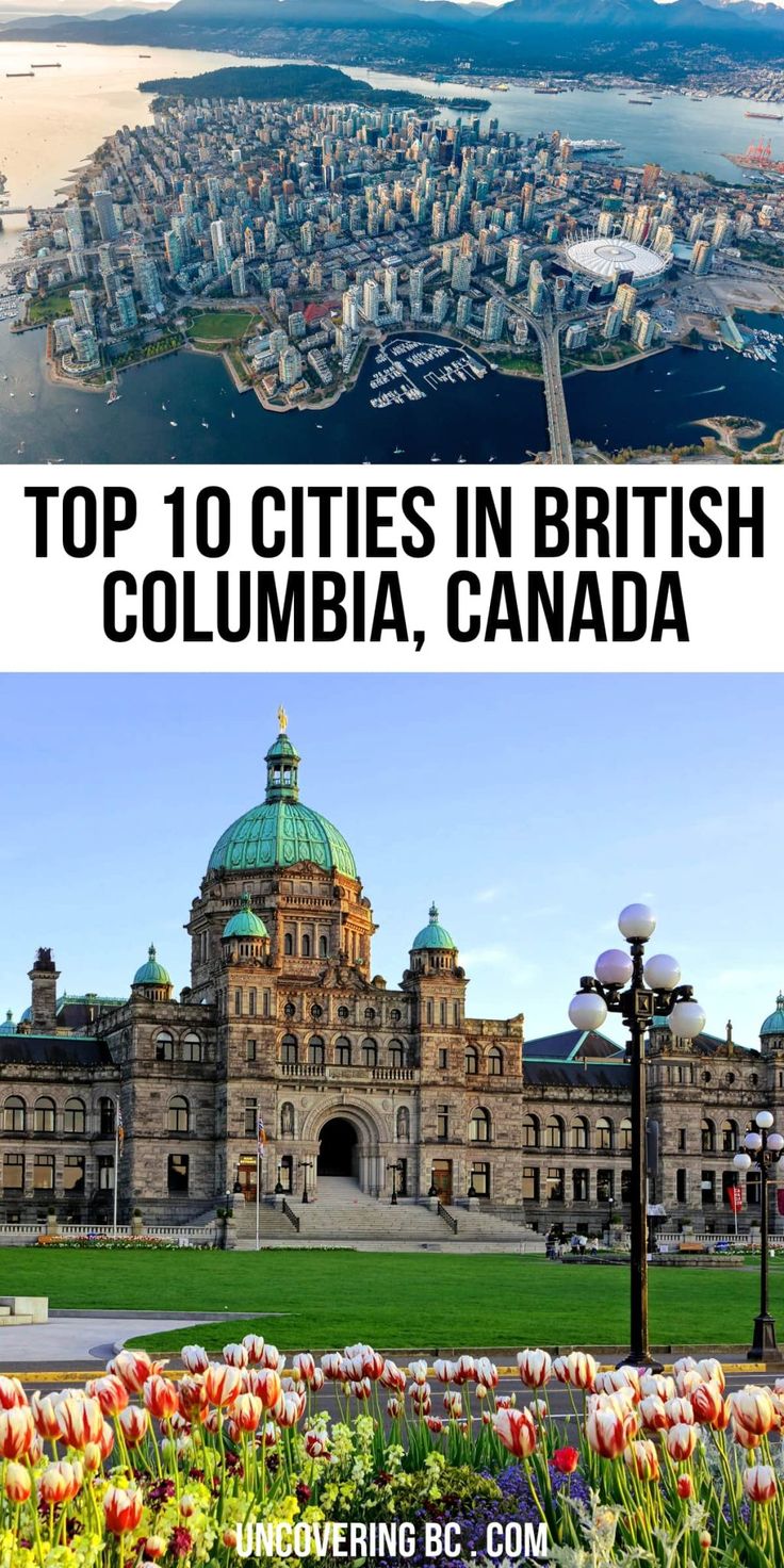 the top 10 cities in british columbia, canada