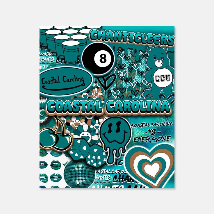 an image of a poster with words and pictures on it that say, canticiclers coastal carolina