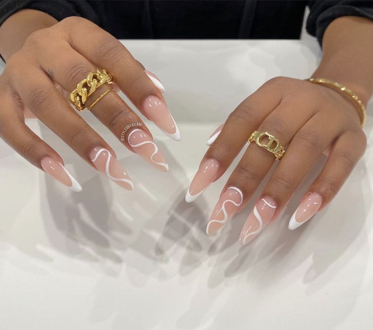 Dope Nail Designs, Classy Acrylic Nails, Short Square Acrylic Nails, Almond Nails Designs, Long Acrylic Nails Coffin, Almond Acrylic Nails, Short Acrylic Nails Designs, Oval Nails, Square Acrylic Nails