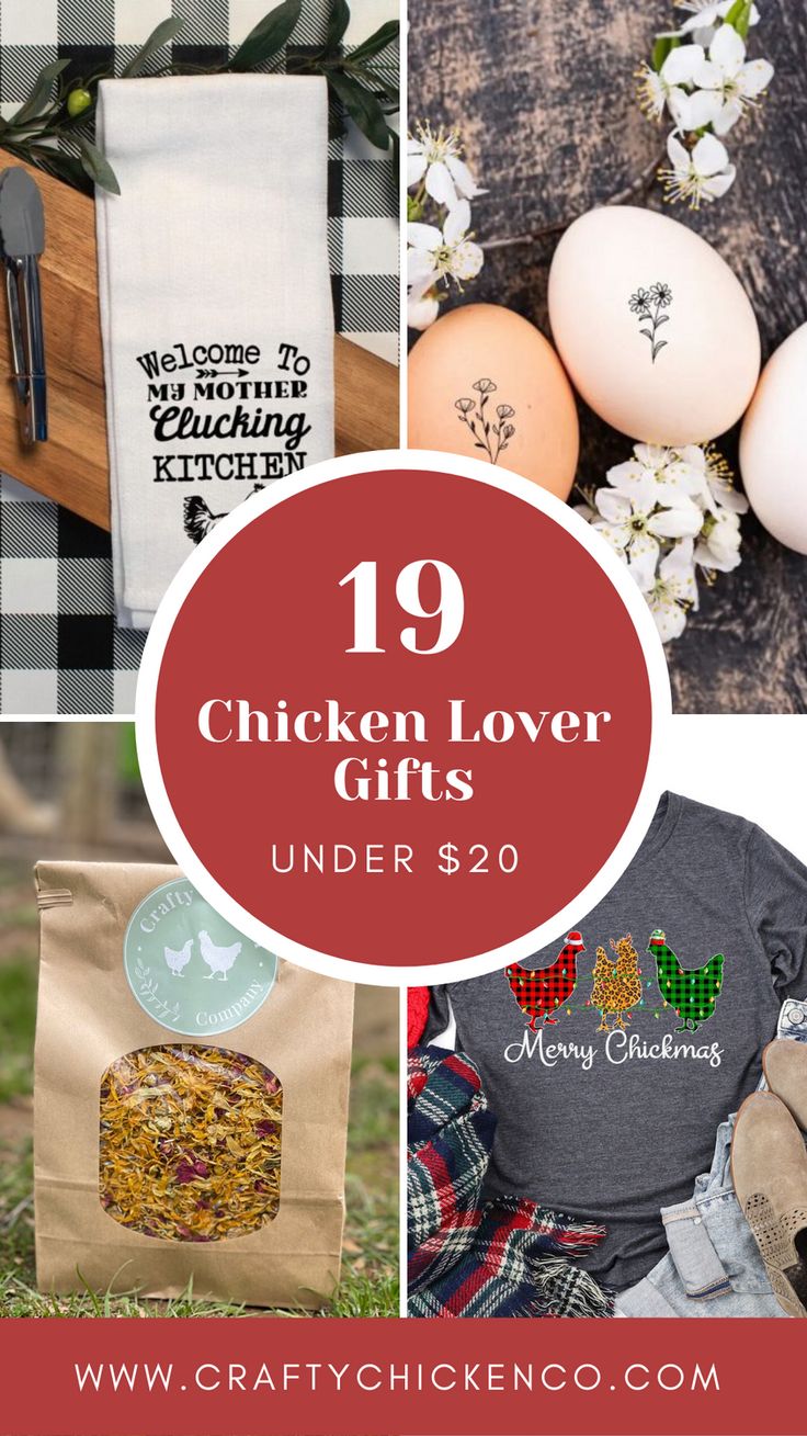 chicken lover gifts under $ 20 that are easy to make and great for the whole family