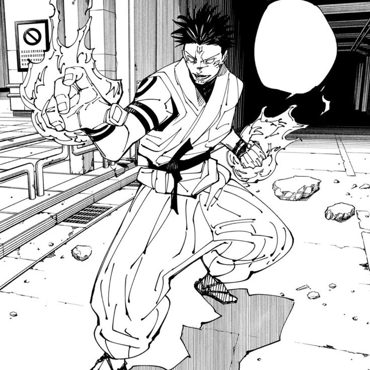 a black and white drawing of a man holding a ball in one hand while standing on the ground