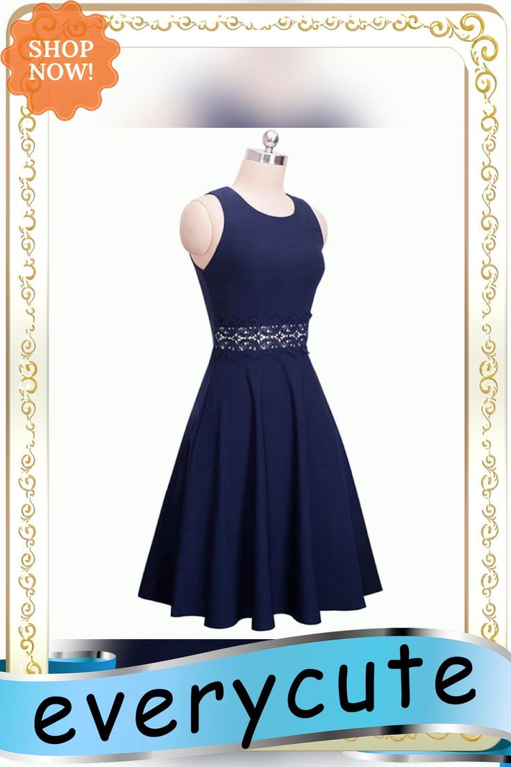 Navy Blue Sleeveless Party Skater Dress Blue A-line Sleeveless Prom Dress, Sleeveless Fit And Flare Prom Midi Dress, Blue Sleeveless Dress For Summer Evening, Summer Sleeveless Fit And Flare Dress For Formal Occasions, Sleeveless Fit And Flare Prom Dress, Stretch Blue Sleeveless Dress For Party, Blue Stretch Sleeveless Dress For Party, Formal Fit And Flare Sleeveless Dress, Blue Sleeveless Prom Dress