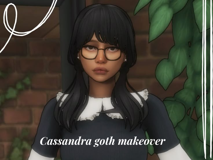 Cassandra Goth Makeover, Cassandra Goth Sims, Sims 4 Cassandra Goth, Sims 4 Townies Download, Sims 4 Makeover, Sims 4 Townie Makeover, Cassandra Goth, Sims Patreon, Sims Download