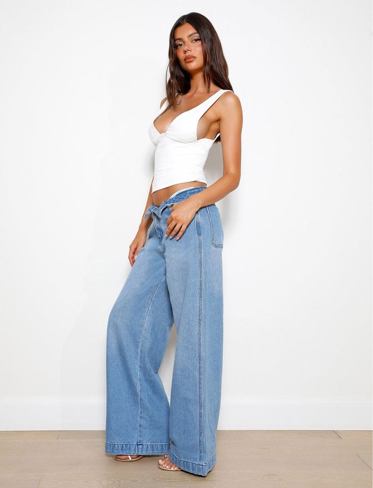 COHEN JEAN - DENIM – Tiger Mist North America Chic Mid-rise Denim Cargo Jeans, Chic Mid-rise Denim Blue Cargo Jeans, Stretch Denim Mid-rise Cargo Pants, Bohemian Mid-rise Fitted Jeans, Forever 21 Mid-rise Denim Bottoms, Tiger Mist, Denim Jeans, Passion For Fashion, Casual Chic