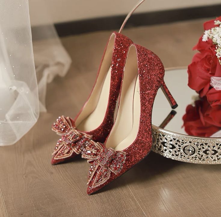 Bridal Heels, Shoes Women, Heels, Red, Quick Saves