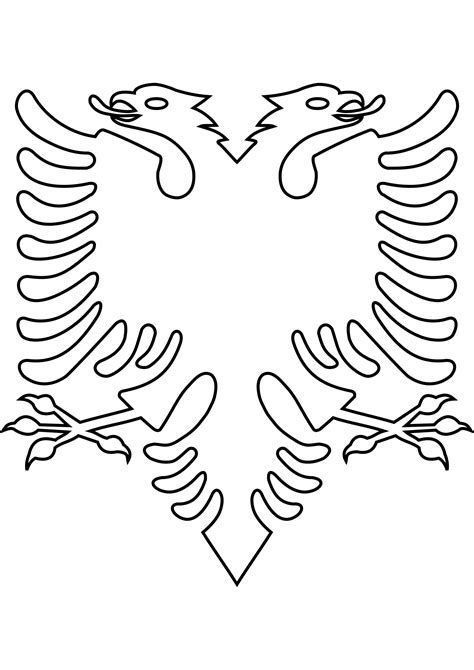 the outline of a heart with wings and two birds on it, in black and white