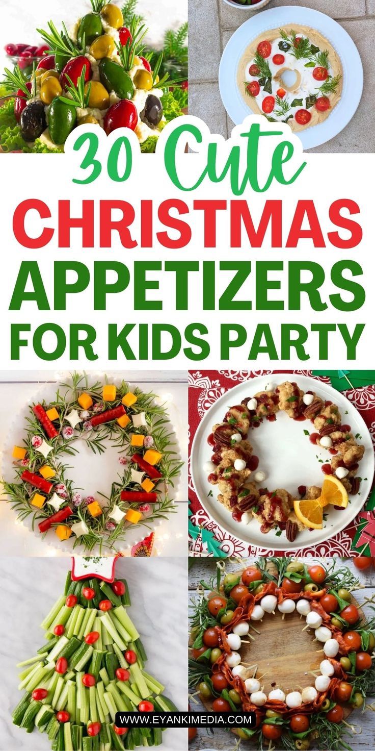 20 cute christmas appetizers for kids party