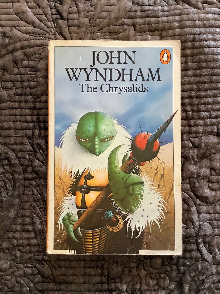 the cover of john wyndaham's book, the chrysallds