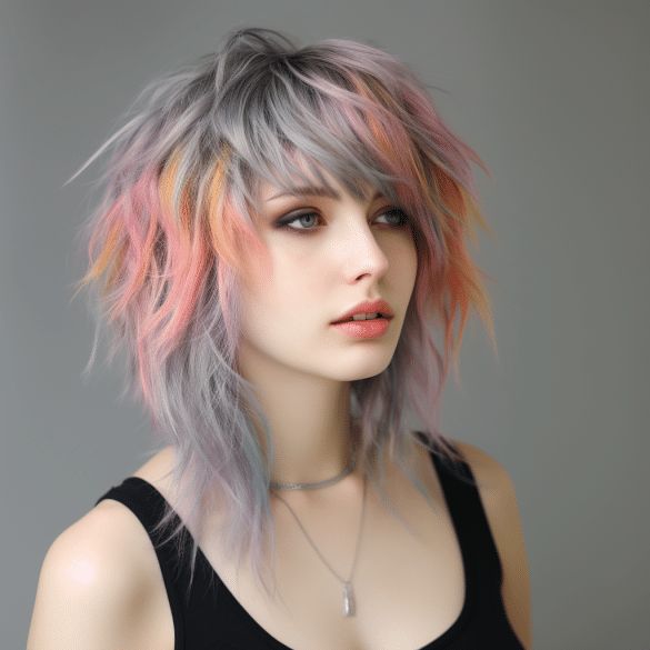 75 Trending Shag Haircut Ideas for 2023 Shaggy Mullet, Punk Haircut, Shag Haircut Ideas, Pastel Highlights, Rocker Hair, Edgy Haircuts, Hairstyle Tutorials, Shag Hairstyles, Punk Hair